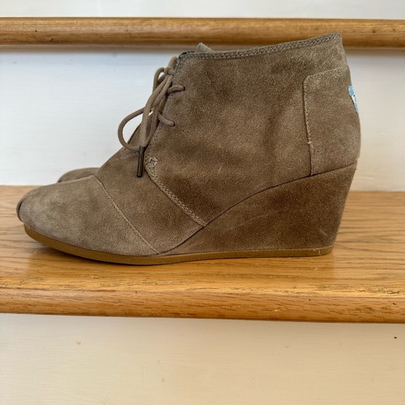 TOMS suede wedge desert boots - Picture 5 of 7